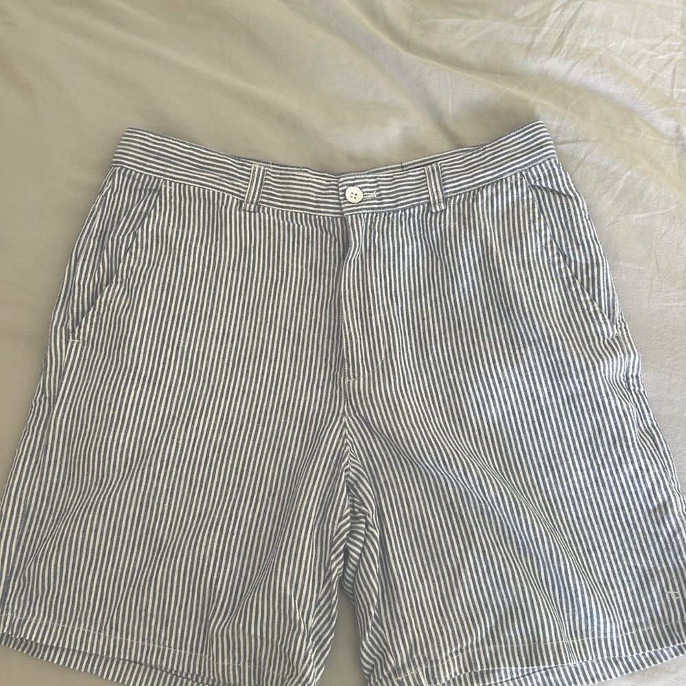 Gorgeous Rag and Bone seersucker shorts. Absolutely perfect for summer.